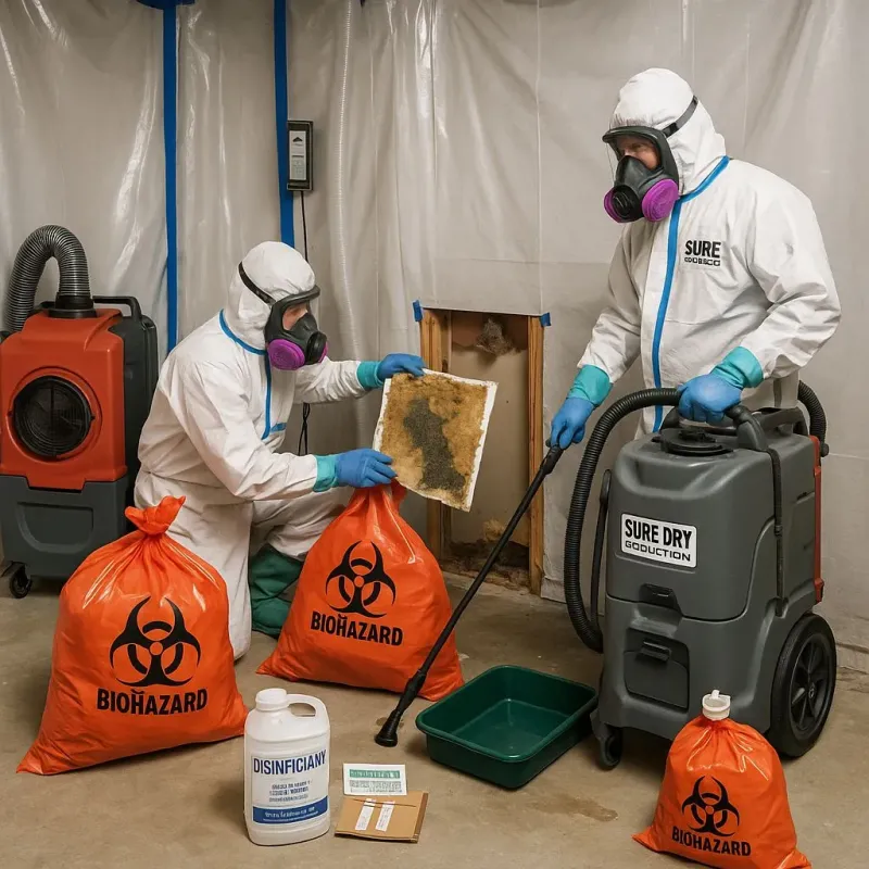Contaminated Water Handling Protocols process in Cross Mountain, TX